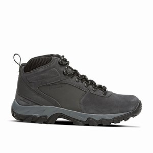 Columbia Newton Ridge™ Plus II Suede Vattenproof Vandringsskor Herr MörkGrå/Svarta (MSNAU2945)